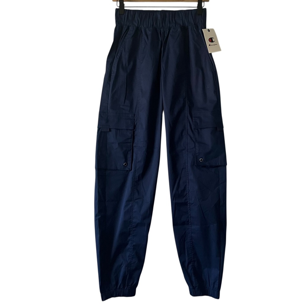 Champion Sailaway Navy Vintage Wash Cargo Jogger Pants Size S NWT